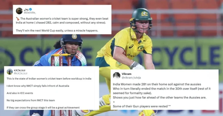 Fans left boiling after India suffers a heavy eight-wicket defeat against Australia in the Women’s 1st ODI