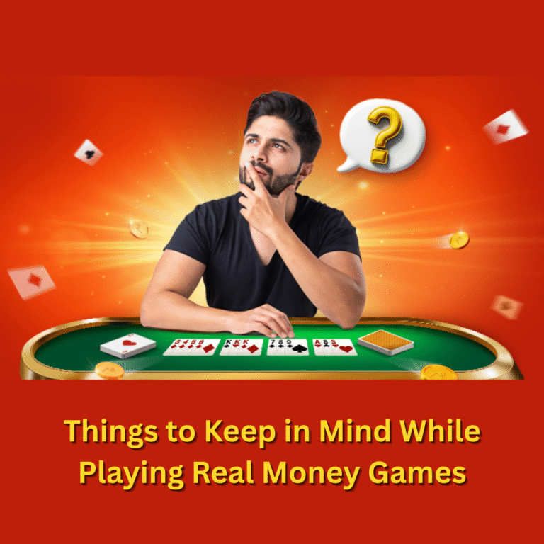 Things to Keep in Mind While Playing Real Money Games Online