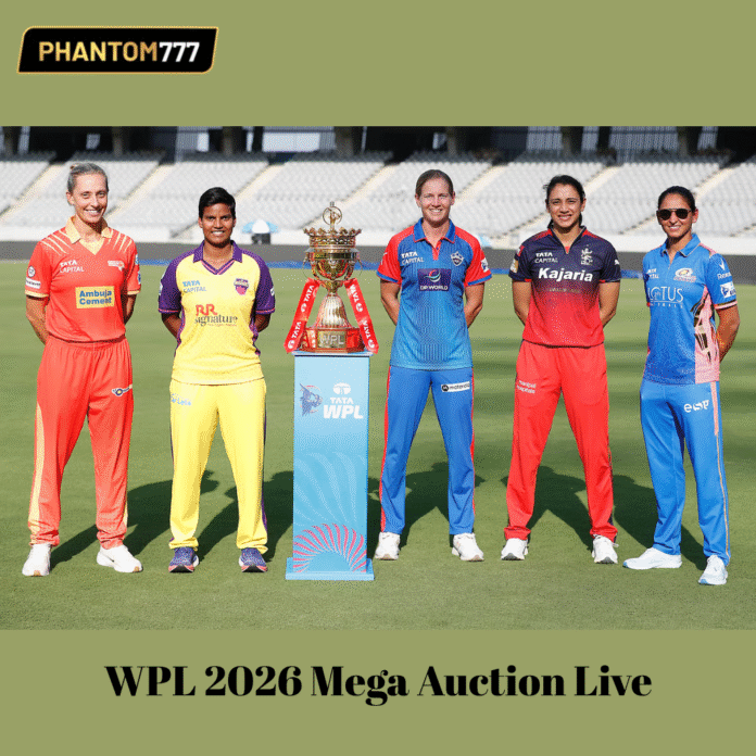 WPL 2026 Mega Auction Live: Countdown Begins! All Eyes on the Big Names