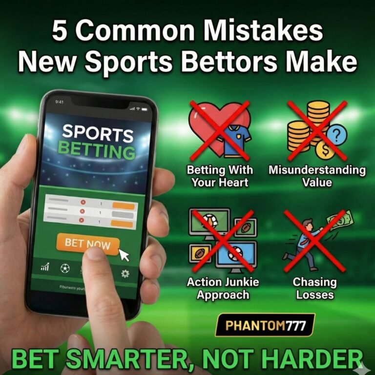 5 Common Mistakes New Sports Bettors Make (And How to Avoid Them)