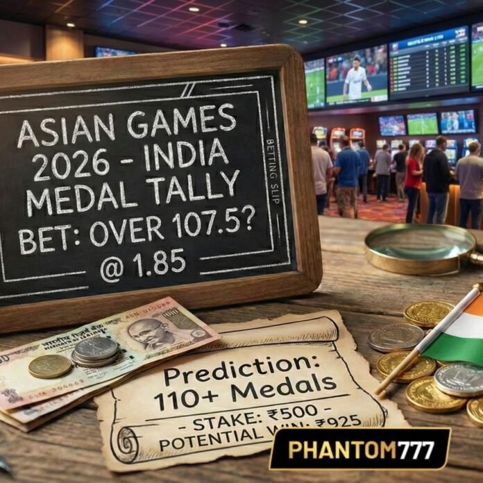 Asian Games 2026: India’s Medal Tally Betting Predictions