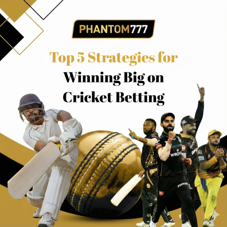Top 5 Strategies for Winning Big on Cricket Betting