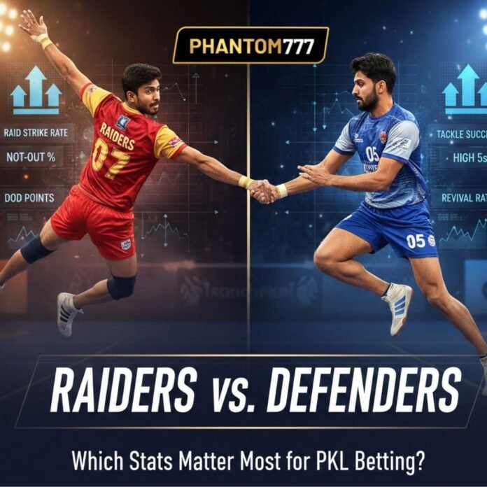 Raiders vs. Defenders Which Stats Matter Most for PKL Betting Raiders vs. Defenders: Which Stats Matter Most for PKL Betting?