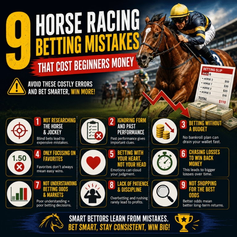 9 Horse Racing Betting Mistakes That Cost Beginners Money