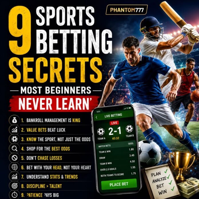 9 Sports Betting Secrets Most Beginners Never Learn