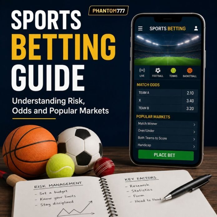Sports Betting Guide: Understanding Risk, Odds and Popular Markets