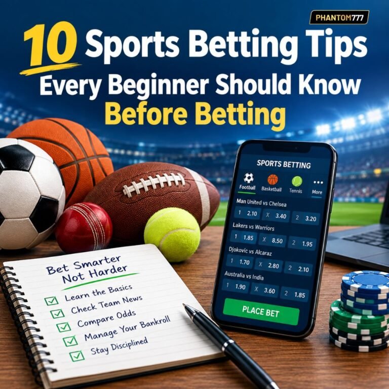 10 Sports Betting Tips Every Beginner Should Know Before Betting