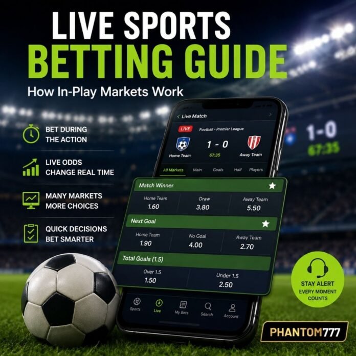 Live Sports Betting Guide: How In-Play Markets Work
