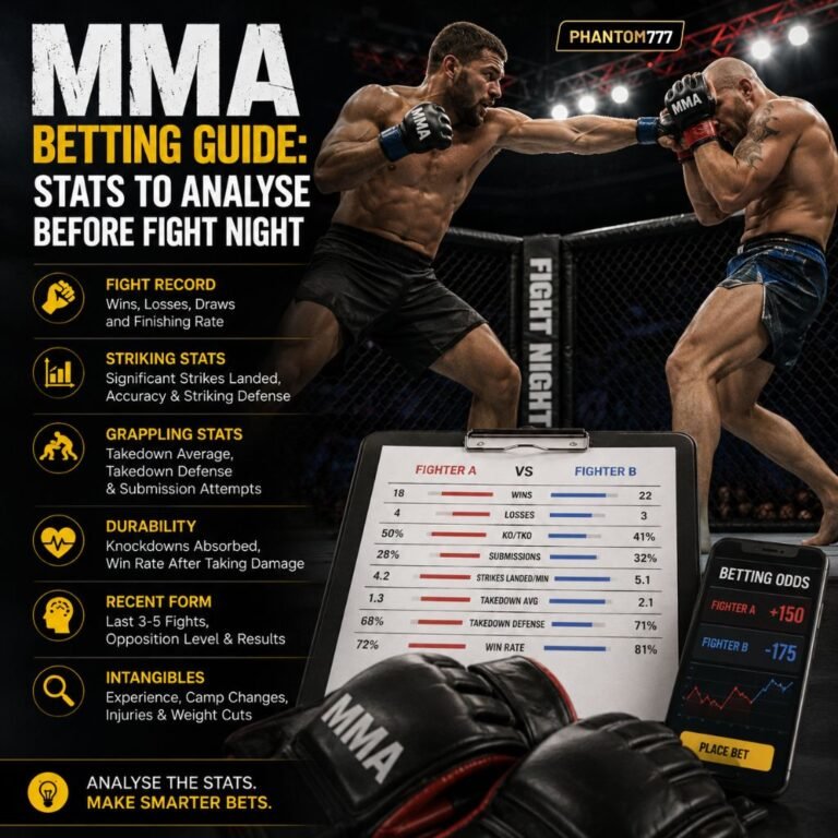 MMA Betting Guide: Stats to Analyse Before Fight Night