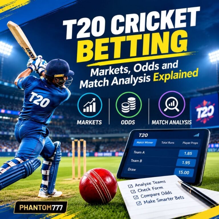 T20 Cricket Betting: Markets, Odds and Match Analysis Explained