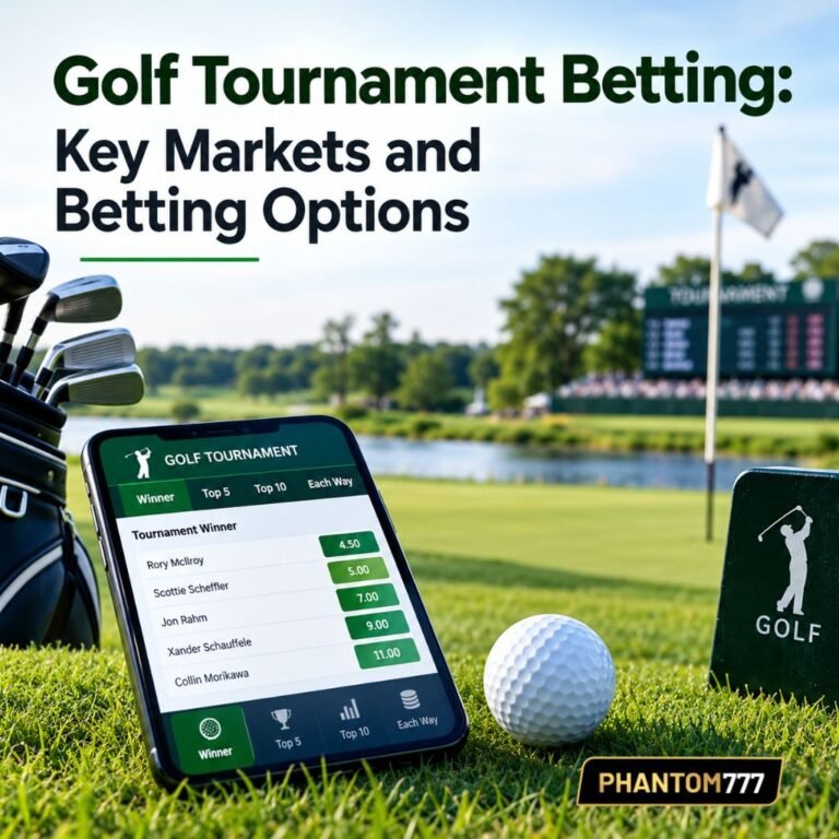 Golf Tournament Betting: Key Markets and Betting Options