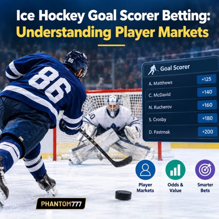 Ice Hockey Goal Scorer Betting: Understanding Player Markets