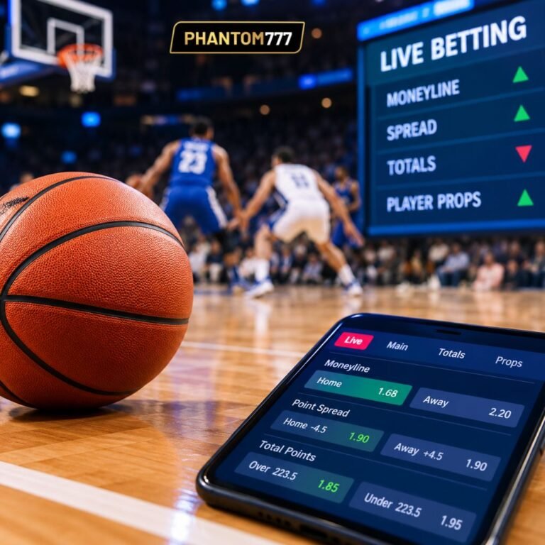Live Basketball Betting Game Momentum and Market Changes