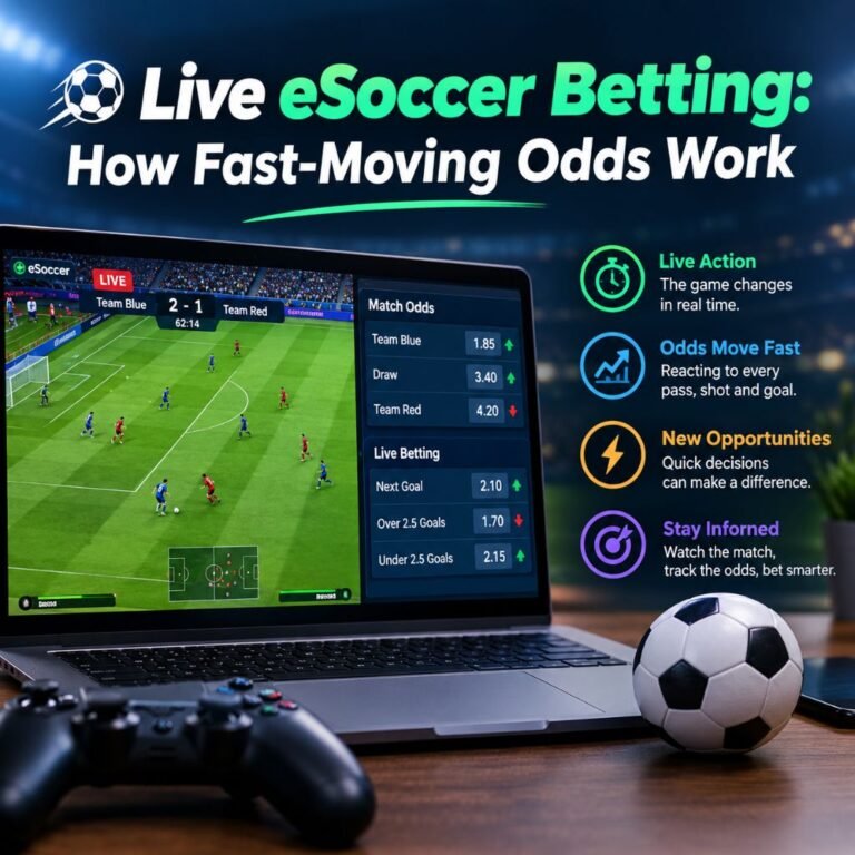 Live eSoccer Betting: How Fast-Moving Odds Work